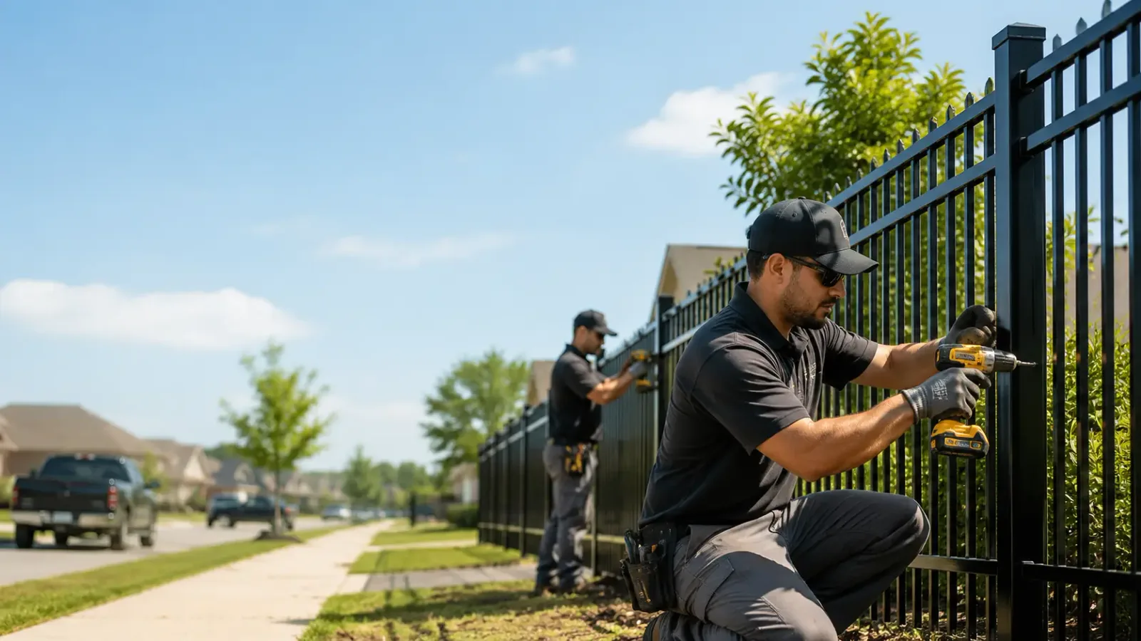 Metal Fence Installation in Dahinda, IL